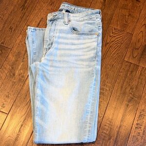 American Eagle Outfitters Light Blue Slim Straight Jeans